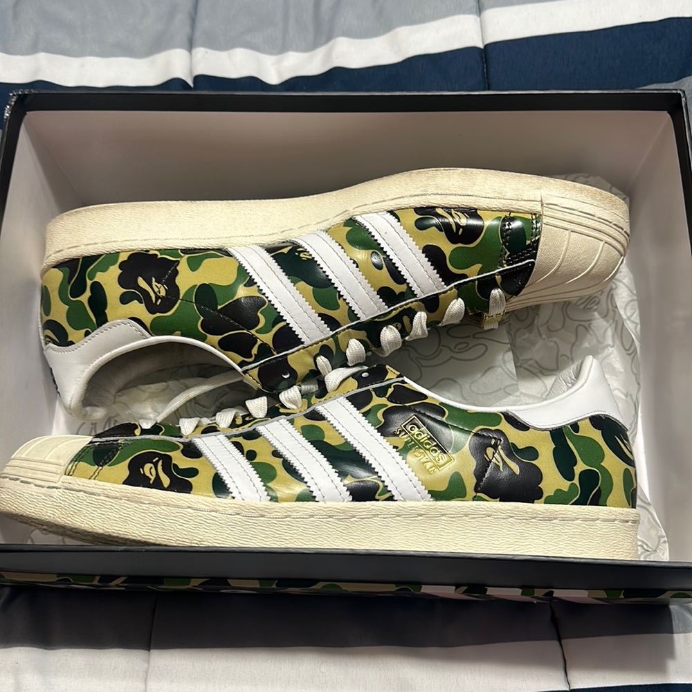 Bape X Superstar Camo 80’s ABC Camo